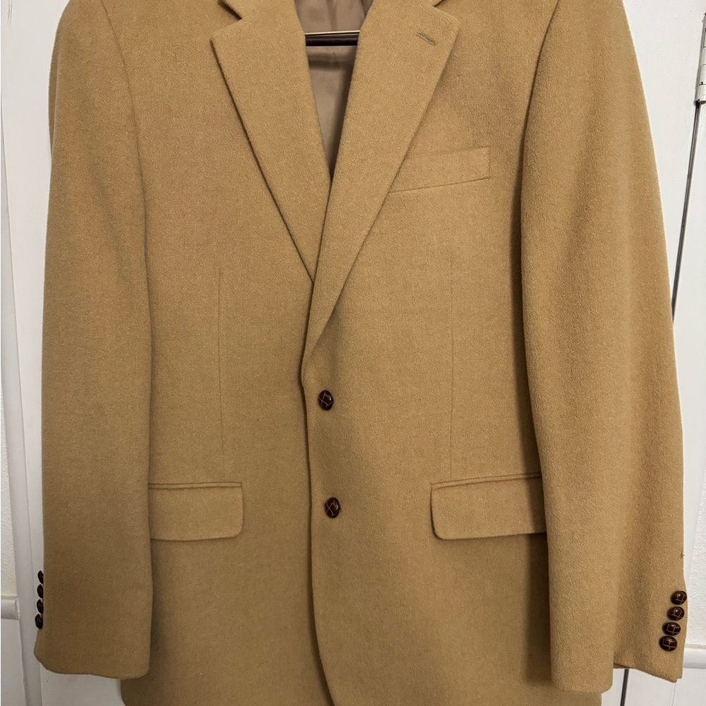 Chaps Ralph Lauren 100% Camel Hair Tan Men's Sport Coat